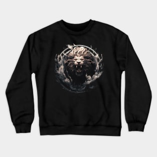 Fiery Lion Crewneck Sweatshirt